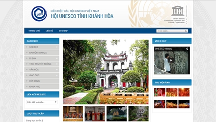 Unesco Khanh Hoa Association website