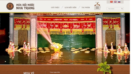 Nha Trang water puppet show Website